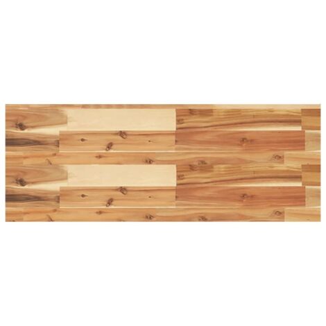 Dessus de table，Plateau de table，Dessus de bureau 80x30x4 cm rectangulaire bois massif d'acacia CFW62398