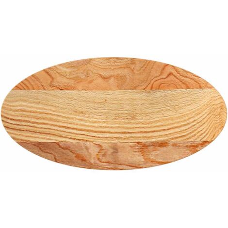 Dessus de table，Plateau de table，Dessus de bureau 80x40x2 cm bois de chêne massif ovale CFW19436