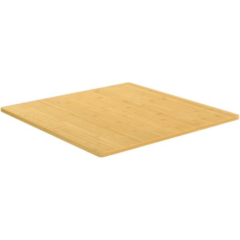 Dessus de table，Plateau de table，Dessus de bureau 80x80x1,5 cm bambou CFW15763