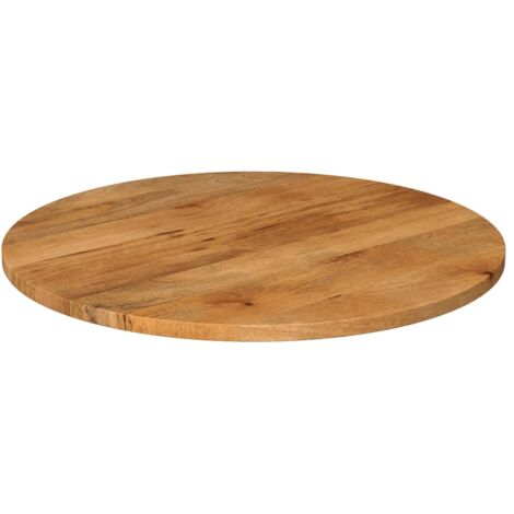 Dessus de table，Plateau de table，Dessus de bureau Ø 90x3,8 cm rond bois de manguier massif CFW76969