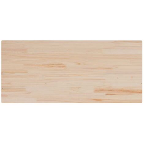 Dessus de table，Plateau de table，Dessus de bureau 90x40x1,7 cm rectangulaire bois de pin massif CFW44086