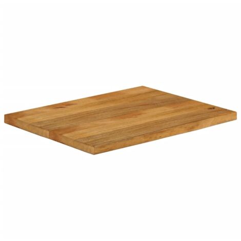 Dessus de table，Plateau de table，Dessus de bureau à bord vivant 70x60x2,5 cm bois massif manguier CFW29260