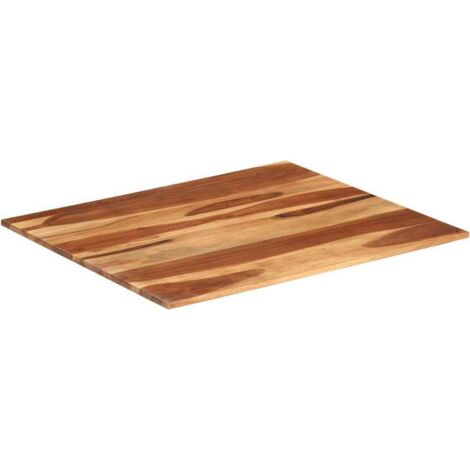 Dessus de table，Plateau de table，Dessus de bureau bois massif d'acacia 15-16 mm 70x80 cm CFW98076
