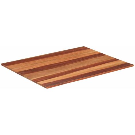 Dessus de table，Plateau de table，Dessus de bureau bois massif d'acacia 15-16 mm 70x90 cm CFW43372