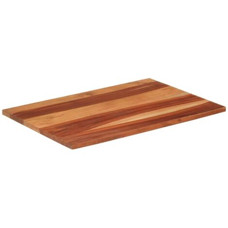 Dessus de table，Plateau de table，Dessus de bureau bois massif d'acacia 25-27 mm 60x90 cm CFW87204