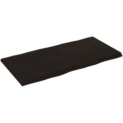 Dessus de table,Plateau de table,Dessus de bureau bois massif traité bordure assortie CFW39830