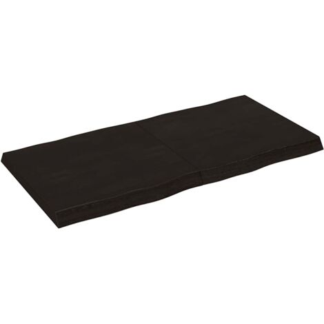 Dessus de table,Plateau de table,Dessus de bureau bois massif traité bordure assortie CFW77281