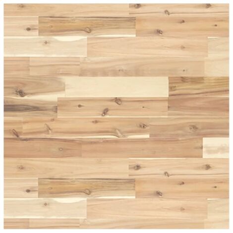 Dessus de table，Plateau de table，Dessus de bureau carré 60x60x4 cm bois massif d'acacia CFW25436