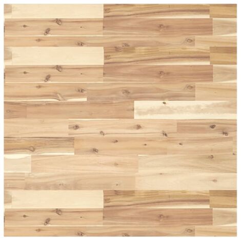 Dessus de table，Plateau de table，Dessus de bureau carré 70x70x4 cm bois massif d'acacia CFW76603