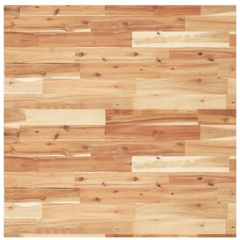 Dessus de table，Plateau de table，Dessus de bureau carré 90x90x2 cm bois massif d'acacia CFW24361