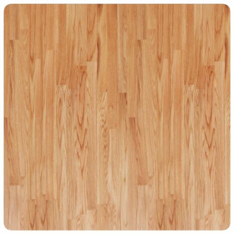 Dessus de table，Plateau de table，Dessus de bureau carré Marron clair 90x90x4cm Bois chêne traité CFW61152