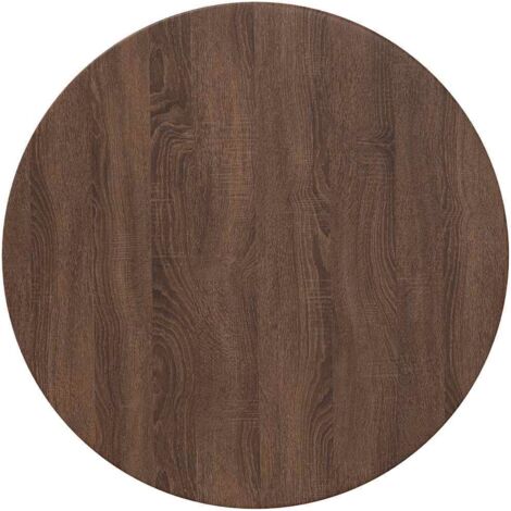 Dessus de table，Plateau de table，Dessus de bureau Chêne marron 70 x 70 x 1.5 cm CFW39636