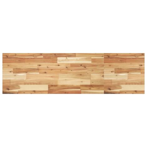 Dessus de table，Plateau de table，Dessus de bureau rectangulaire 160x40x2 cm bois massif d'acacia CFW97509