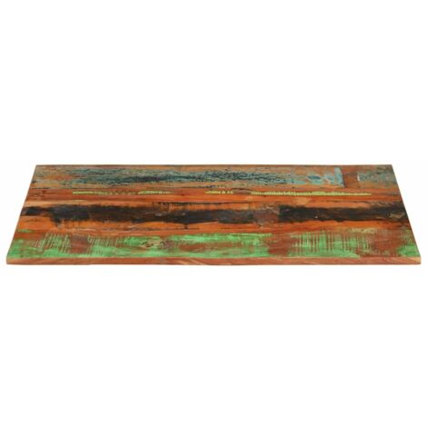 Dessus de table,Plateau de table,Dessus de bureau rectangulaire 60x90 cm 15-16 mm Bois récupéré CFW38890