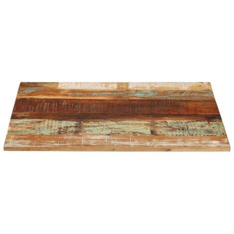 Dessus de table，Plateau de table，Dessus de bureau rectangulaire 70x80 cm 15-16 mm Bois récupéré CFW84240