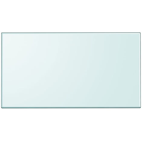 ASUPERMALL Dessus de table,rectangulaire en verre trempé,1200 x 650 mm