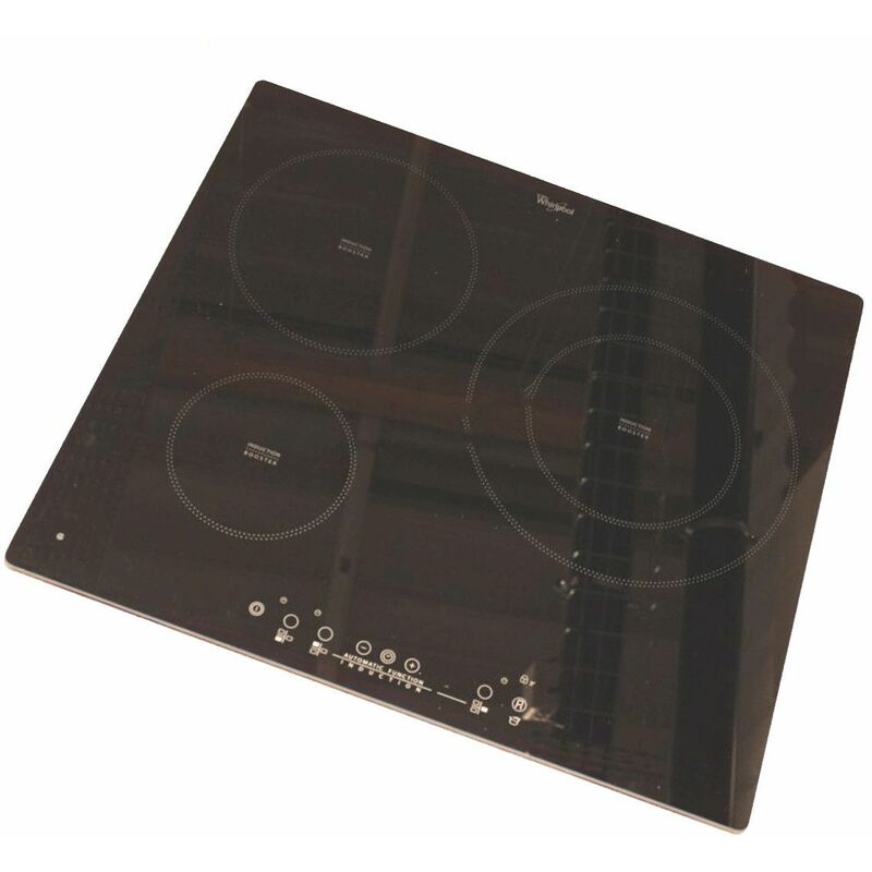 Dessus verre vitro d'origine (481010623270, C00443731) Plaque de cuisson Whirlpool
