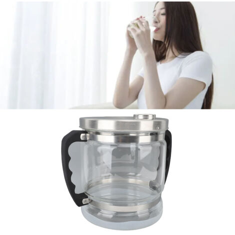[Destilliergefäß] 6-Liter-Glasflasche als Ersatz für destilliertes Wasser, geeignet für die Sammlung von gereinigtem Wasser, kompatibel mit Haushalts-, Zahnarzt- und Kosmetikprodukten