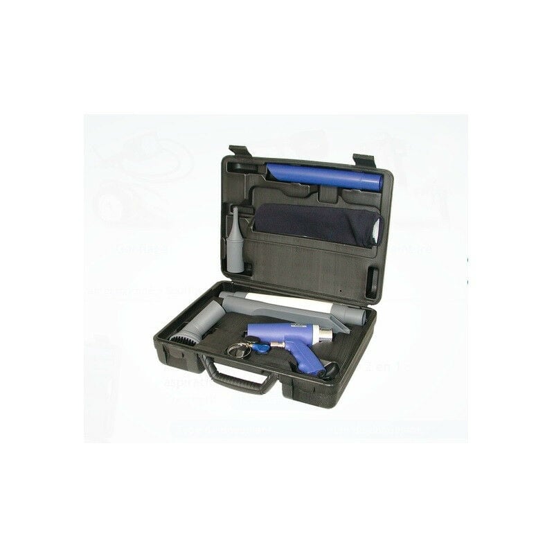 Coffret Pistolet aspirateur pneumatique composite 2 en 1 Professionnel - Lacme