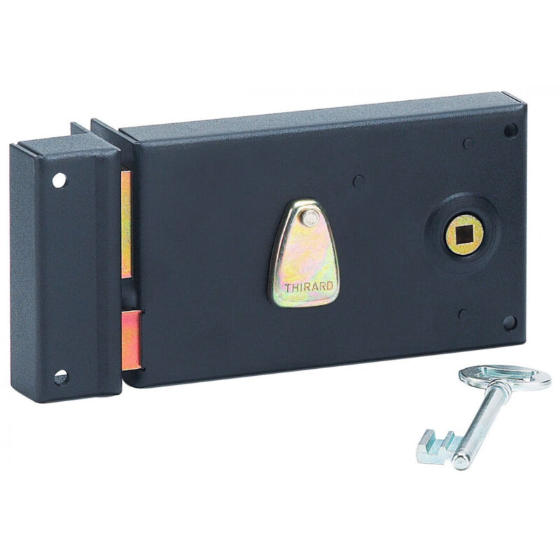 Serrure applique pene dormant, 1/2 tour, 140x82 mm, gauche, 1 clé