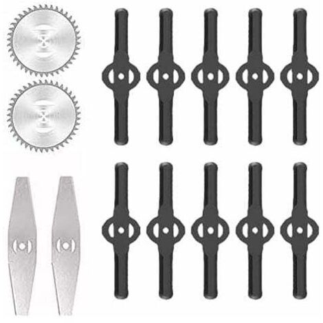 Déstockage  Accessoires pour tondeuses à gazon Lames de désherbeur électrique Lames de scie Manche télescopique léger pour la coupe du gazon, l'entretien de l'allée et du jardin,LAOA