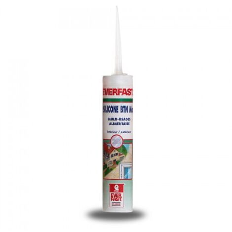 Destockage - Cartouche de Mastic silicone translucide pour joints béton, verre, aluminium - 310 cc Transparent - MATPRO