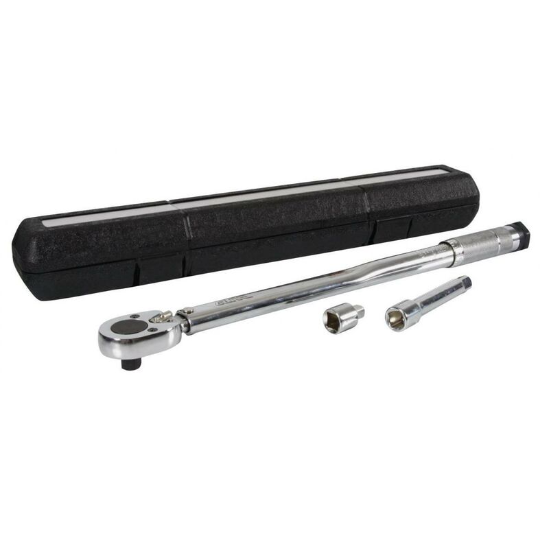 Silverline - Coffret clé dynamométrique automatique 1/2 et 3/8 ''