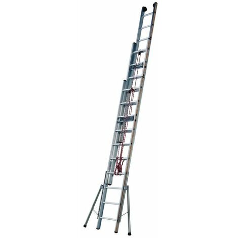 Tubesca - Echelle coulissante à corde 3x12 Haut. Max 9,47m - Pronor 1233112