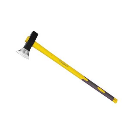 Destockoutils – Merlin à fendre bûches 2,5 kg – Manche bi-matière en fibre de verre – Puissance de frappe maximale pour fendre efficacement le bois