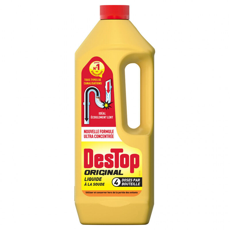 Déboucheur liquide à la soude 950ml Destop
