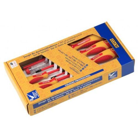 Destornilladoes Aislados ALYCO Juego 8 Pz