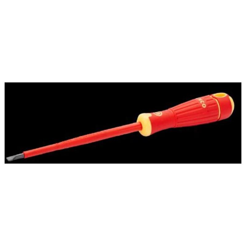 

Destornillador Aislado Boca Recta 3,5X100Mm Mango Bimaterial Bahcofit Ba