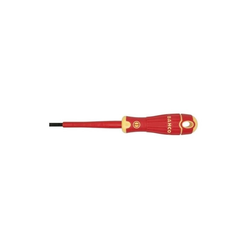 

Destornillador Aislado Boca Recta 6,5X150Mm Mango Bimaterial Bahcofit Ba