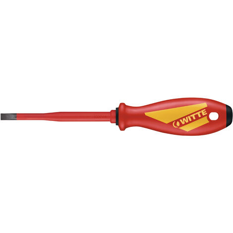 Destornillador aislado de boca plana con varilla reducida MAXX VDE Slim (55x125 mm) Witte 53905