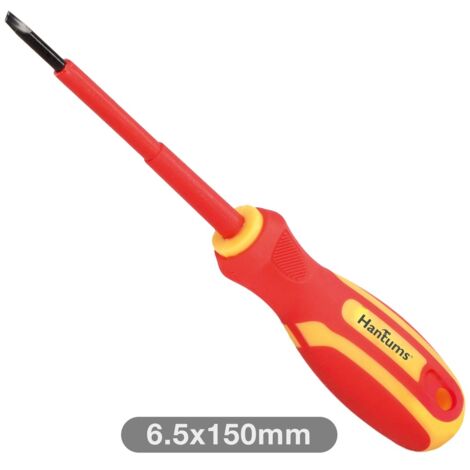 Destornillador aislante plano 6x150mm
