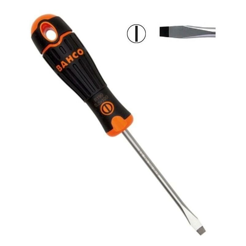 

Destornillador bahcofit plano modelo 190 varilla redonda varilla pl5.5-125mm - Mibricoplus