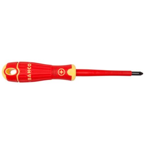 DESTORNILLADOR BAHCOFIT AISLO PZ 1X80 CON CLIP - BAHCO