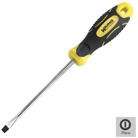 Destornillador Bimaterial Boca Estampada 4x100 mm.