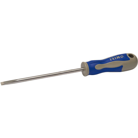 DESTORNILLADOR BOCA RECTA MANGO BIMATERIAL 0,8X4X250mm 408-4-250 IRIMO