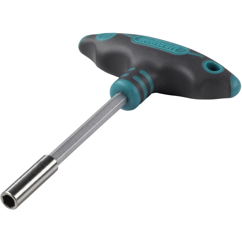 

1235000 - 1 atornillador manual en T con racor para bits 152 mm - Wolfcraft