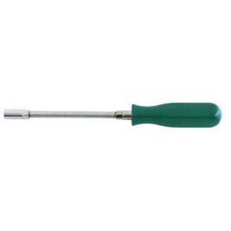 Destornillador de boquilla flexible Jonnesway de 6 mm, vástago flexible de 150 mm, material Cr-V, ideal para trabajos en espacios reducidos, herramienta de alta resistencia.