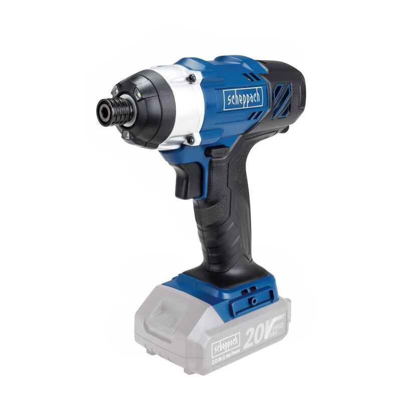 Scheppach - Atornillador de impacto 20V - Sin batería ni cargador - CID150-20ProS