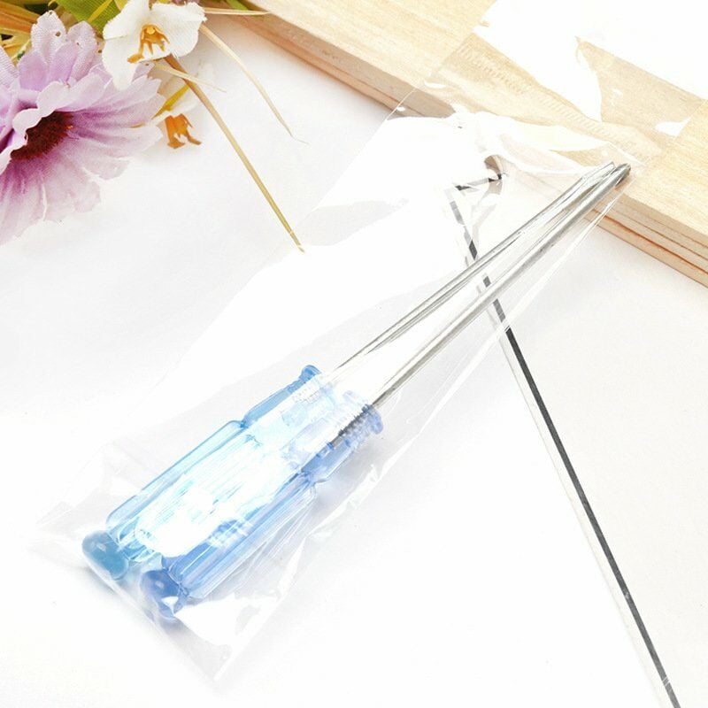 

Destornillador de mango transparente, destornillador pequeno de cristal