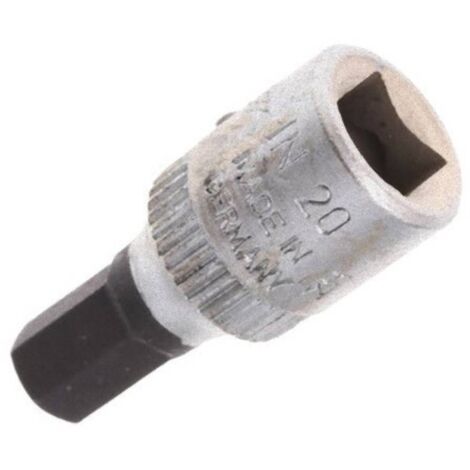 Destornillador de mecha 1/4" hembra-6ct 6 mm.