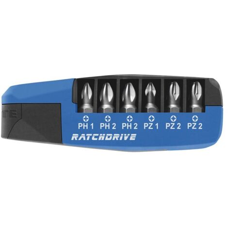 Destornillador de precisión WITTE Ratchdrive Juego de puntas