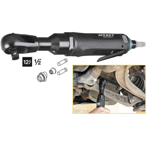 Destornillador de trinquete neumático 9022SR-1 12,5 mm (1/2 pulg.) A4-kt.102 Nm HAZET