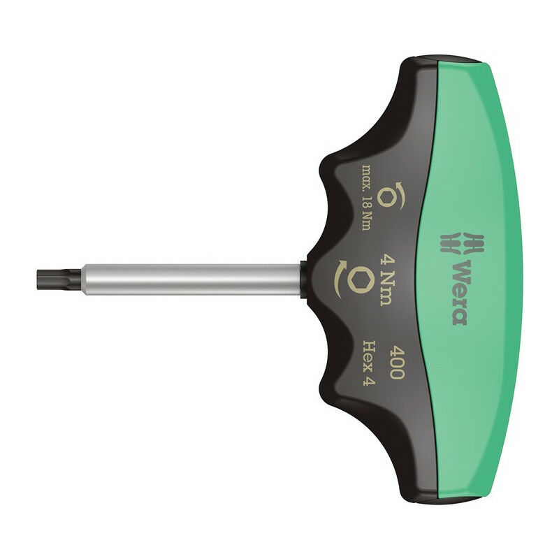 

Destornillador dinamométrico 400 Hex 6KT 4mm 4 Nm ajuste fijo - Wera