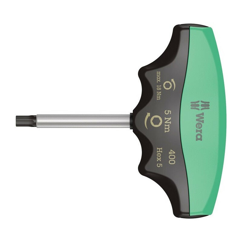 

Destornillador dinamométrico 400 Hex 6KT 5mm 5 Nm ajuste fijo - Wera