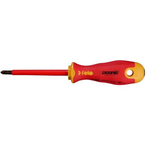 Destornillador Felo ergonic vde pozidriv aislado 100 mm