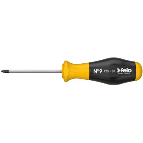 Destornillador Felo no9 pozidriv ergonómico diseño antirrodar